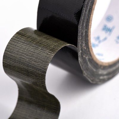 Hot sale cheap custom black colored cloth duct tape adhesive